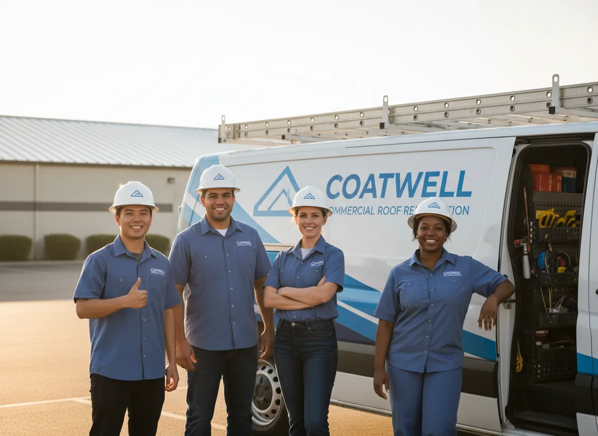 Commercial roof coating company in Embarrass, MN